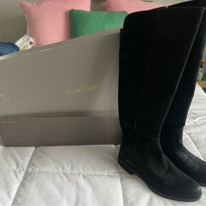 Franco Sarto Black Ankle Boots